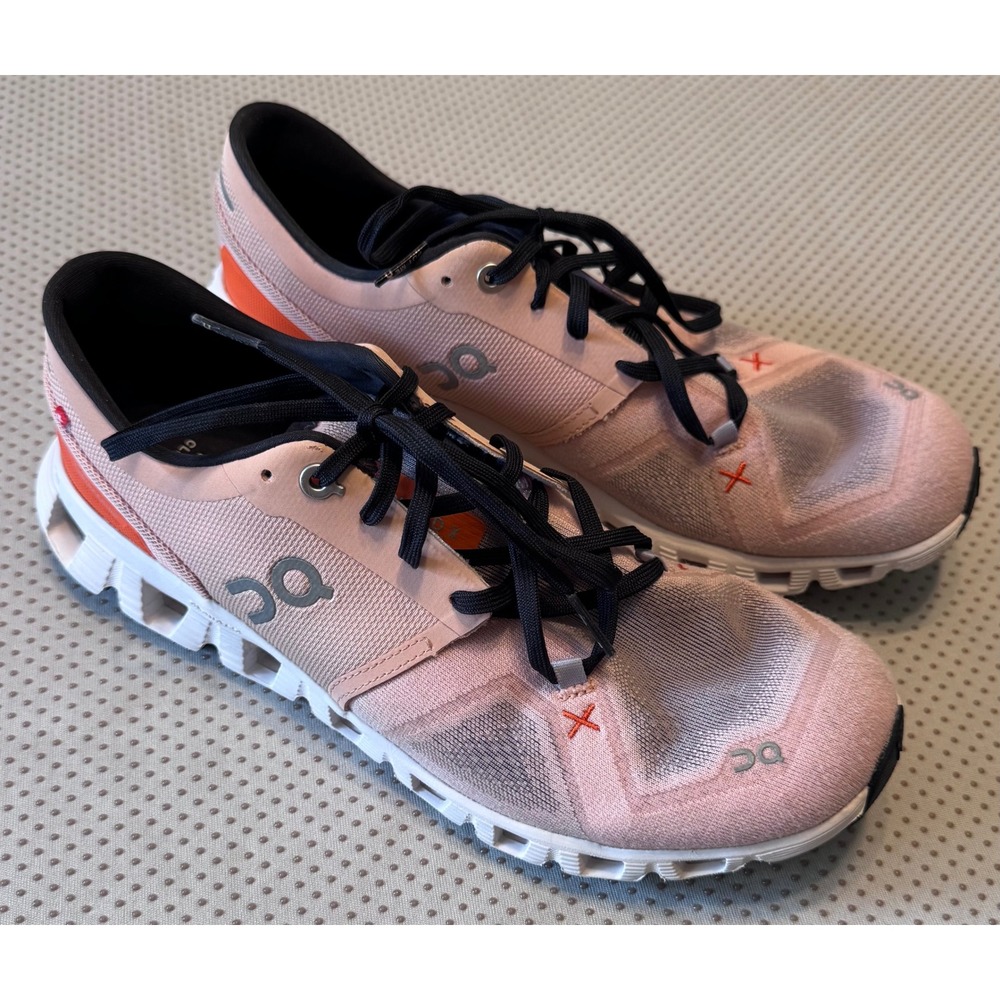 On Cloud X3 Running Women's Peach Rose Sand Training Shoes Size 9.5